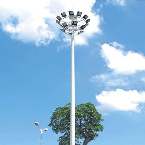 High Mast Lighting Poles Manufacturer & Supplier from Tirunelveli